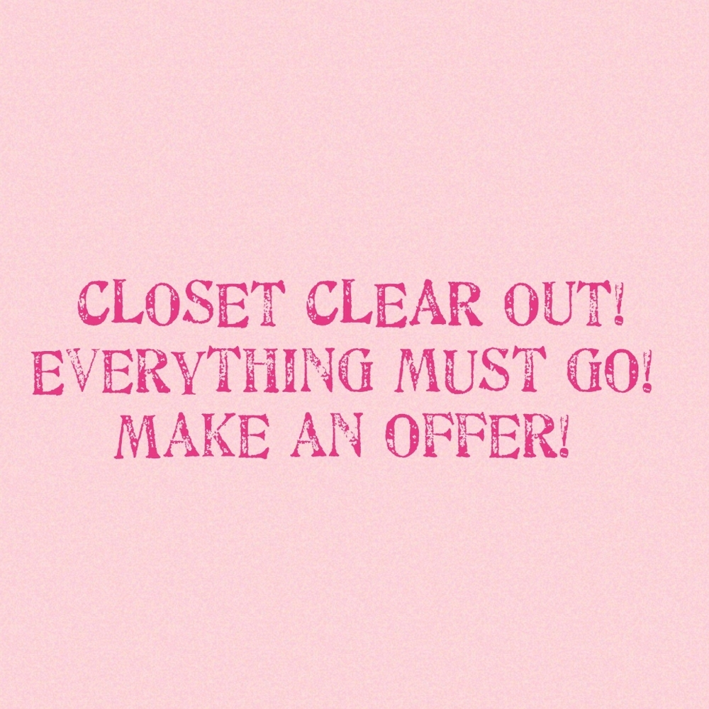 Closet Clear Out